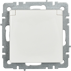 розетка 1-местная IEK РСбш10-3-44-БрБ Brite - внешний вид