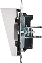 вывод кабеля IEK МВ10-БрЖ Brite - вид сбоку