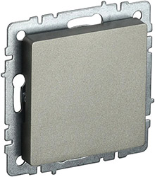 заглушка с суппортом IEK МЗ10-БрШ Brite - внешний вид