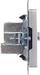 розетка ТВ проходная IEK РТВ10-0-БрА Brite - вид сбоку