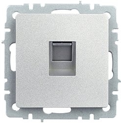 розетка компьютерная RJ45 кат.5E IEK РК10-БрА Brite - внешний вид