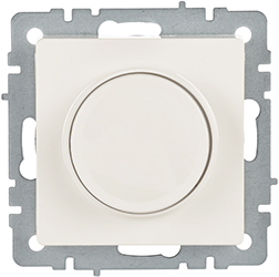 светорегулятор поворотно-нажимной IEK СС10-1-0-БрКр Brite - внешний вид