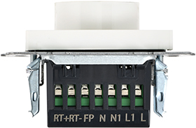 терморегулятор электронный IEK ТС10-1-БрБ Brite - вид сбоку