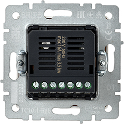 терморегулятор электронный IEK ТС10-1-БрБ Brite - вид с тыльной стороны