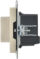 терморегулятор электронный IEK ТС10-1-БрКр Brite - вид сбоку