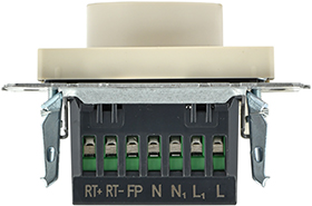 терморегулятор электронный IEK ТС10-1-БрКр Brite - вид сбоку