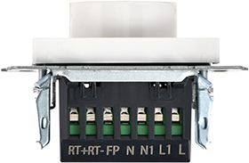 терморегулятор электронный IEK ТС10-1-БрЖ Brite - вид сбоку