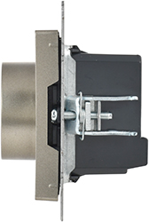 терморегулятор электронный IEK ТС10-1-БрШ Brite - вид сбоку