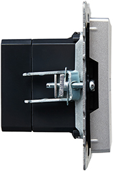 розетка двойная USB A+С IEK РЮ11-1-БрА Brite - вид сбоку