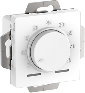 термостат электронный Systeme Electric AtlasDesign теплого пола, с датчиком, лотос - внешний вид