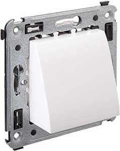 вывод кабеля DKC Avanti, цвет белое облако, - внешний вид