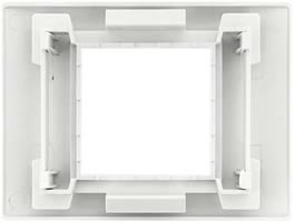 рамка+суппорт EKF sup-2-105-50 - вид с тыльной стороны