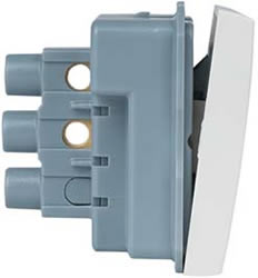 выключатель 1-клавишный EKF E2MV10-021-10 C-Line - вид сбоку