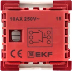 выключатель 2-клавишный EKF E2MV10-023-10 C-Line - вид с тыльной стороны