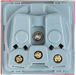 розетка 1-местная EKF E2MR16-028-70 C-Line - вид с тыльной стороны