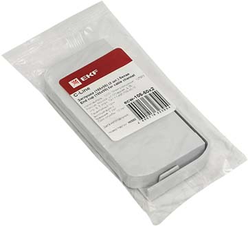 заглушка EKF ecw-105-50x2 для кабель-канала C-Line - упаковка 2 шт.